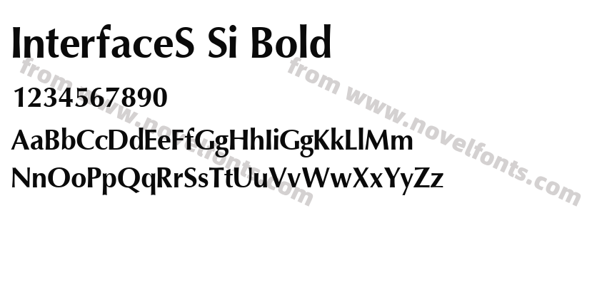 InterfaceS Si BoldPreview
