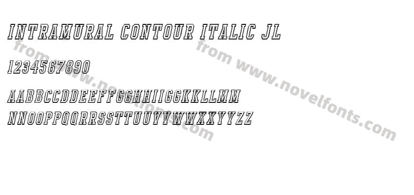 Intramural Contour Italic JLPreview