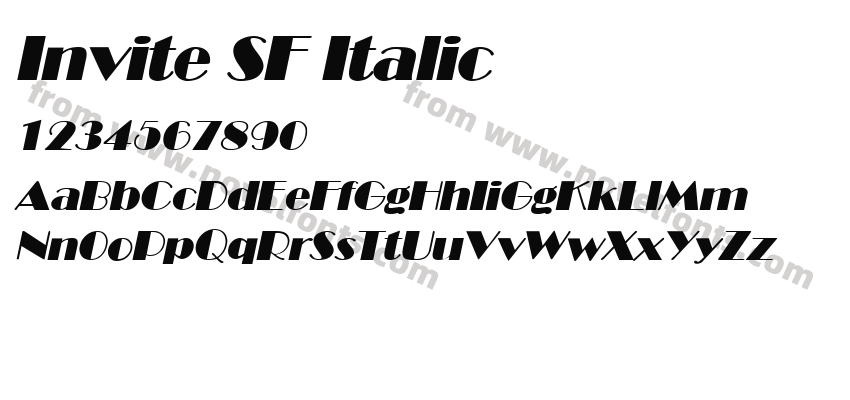 Invite SF ItalicPreview