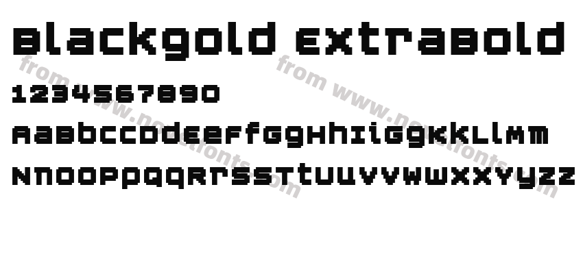 Blackgold ExtraBoldPreview