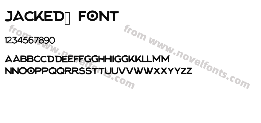 Jacked_ FontPreview