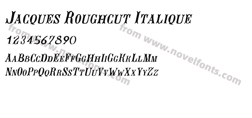 Jacques Roughcut ItaliquePreview