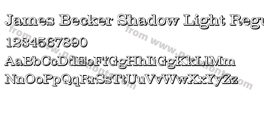 James Becker Shadow Light RegularPreview