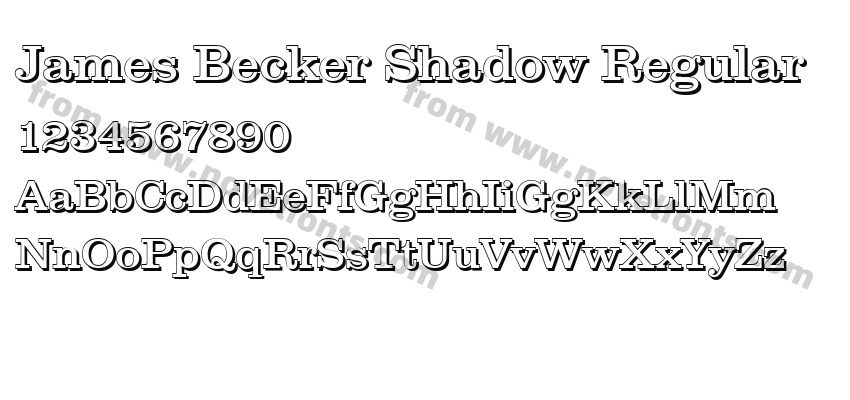 James Becker Shadow RegularPreview