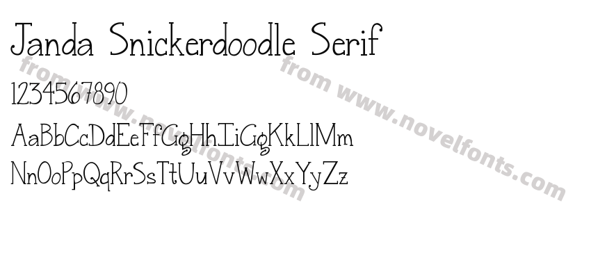 Janda Snickerdoodle SerifPreview