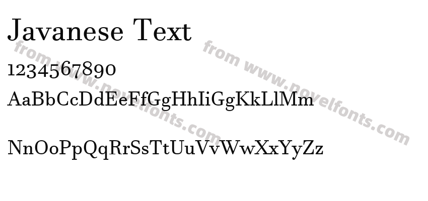 Javanese TextPreview