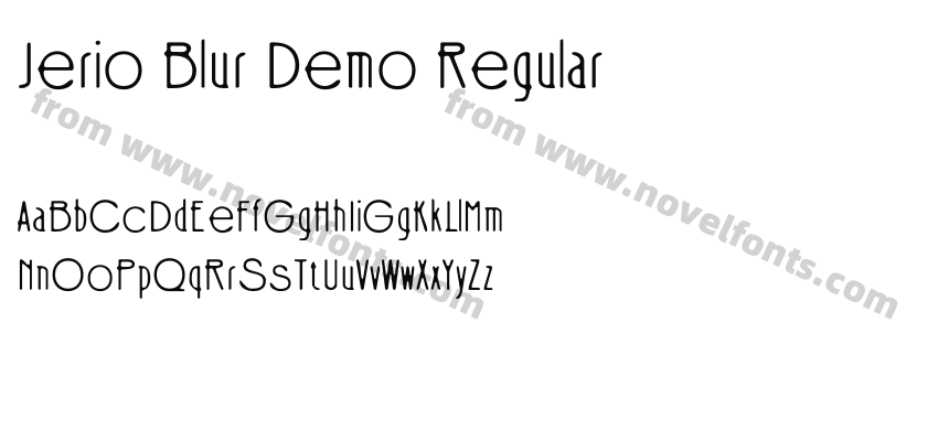 Jerio Blur Demo RegularPreview