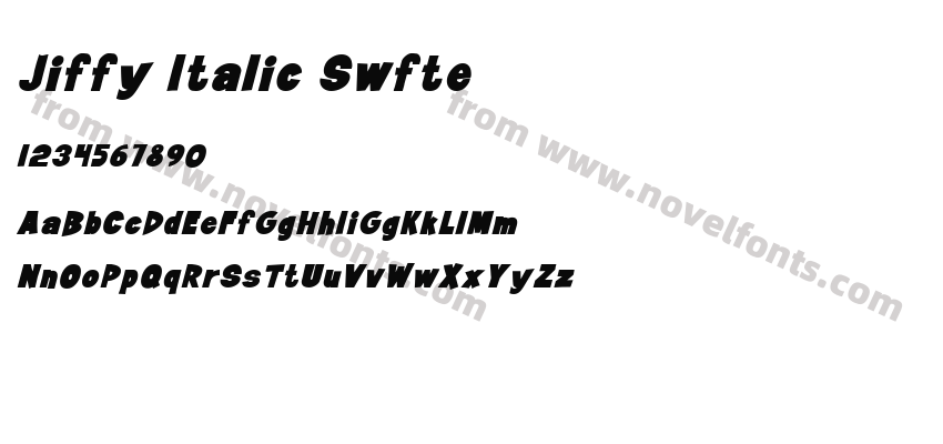 Jiffy Italic SwftePreview