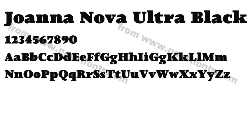 Joanna Nova Ultra BlackPreview