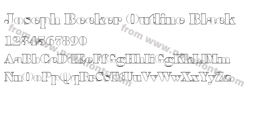 Joseph Becker Outline BlackPreview