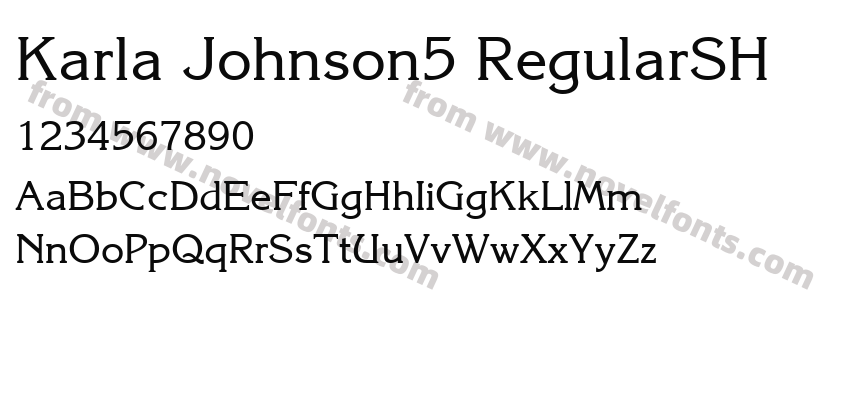 Karla Johnson5 RegularSHPreview