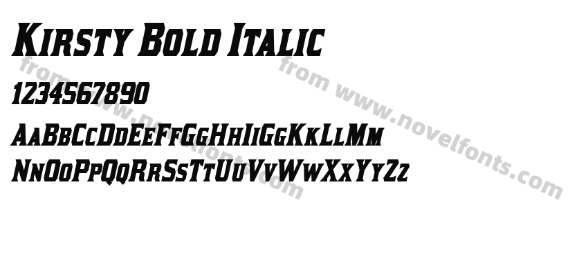 Kirsty Bold ItalicPreview