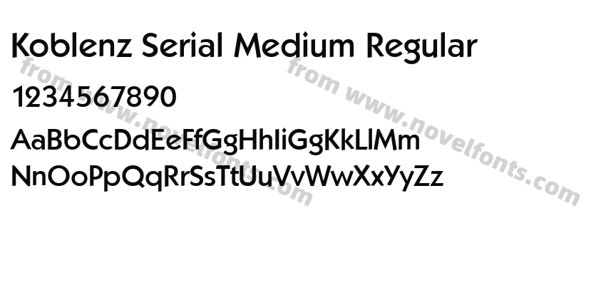 Koblenz Serial Medium RegularPreview