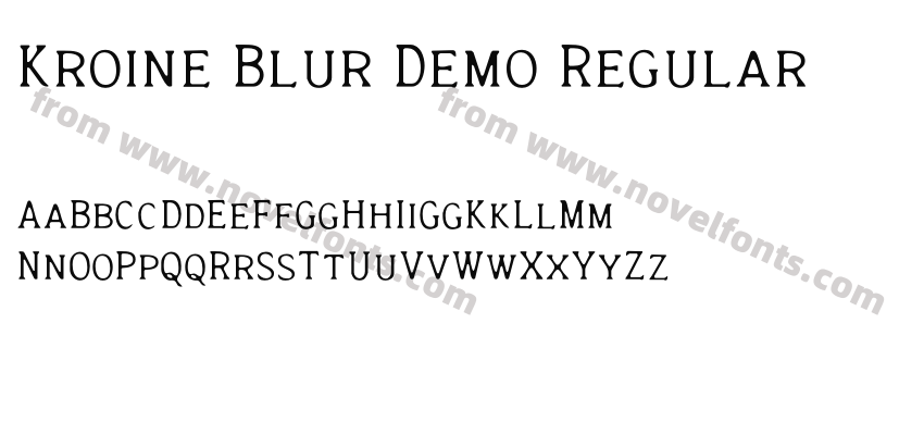 Kroine Blur Demo RegularPreview