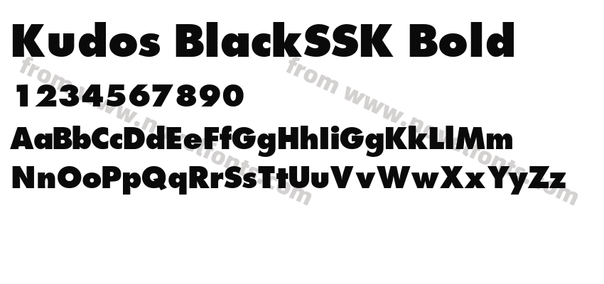 Kudos BlackSSK BoldPreview