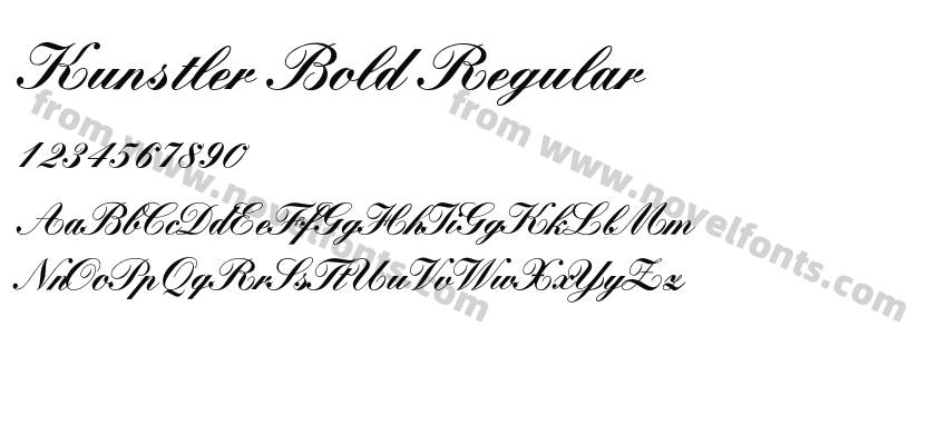 Kunstler Bold RegularPreview