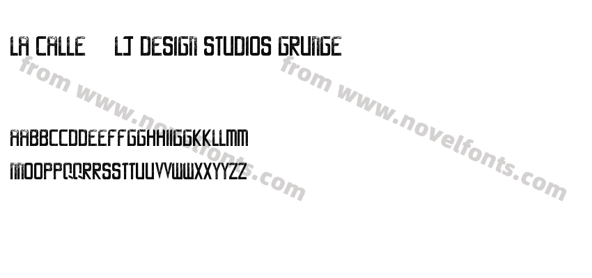 LA CALLE 6 LJ Design Studios GrungePreview