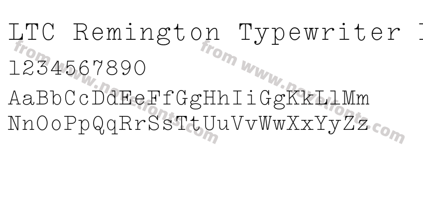 LTC Remington Typewriter ProPreview