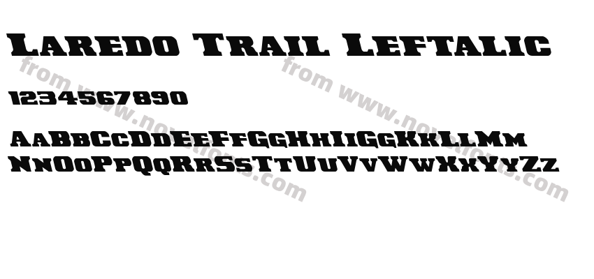 Laredo Trail LeftalicPreview