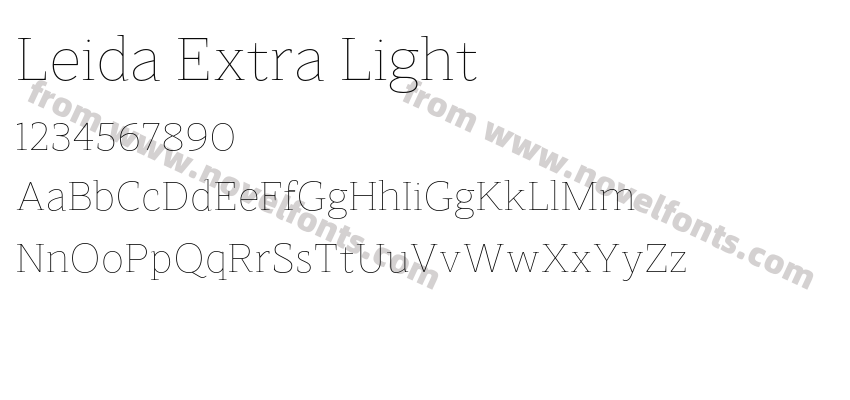 Leida Extra LightPreview