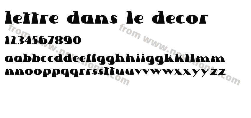 Lettre Dans Le DecorPreview