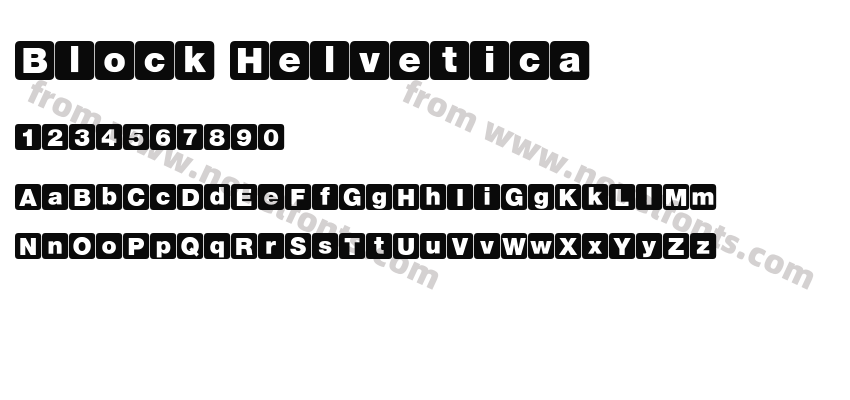 Block HelveticaPreview