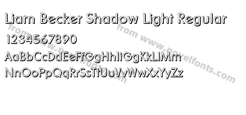 Liam Becker Shadow Light RegularPreview