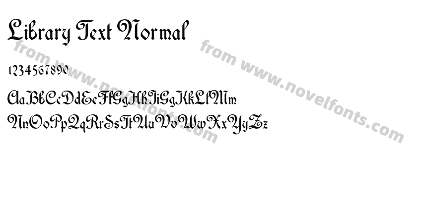 Library Text NormalPreview
