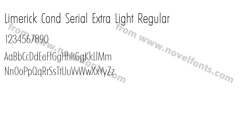 Limerick Cond Serial Extra Light RegularPreview