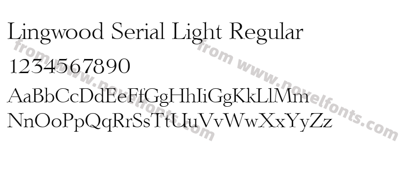 Lingwood Serial Light RegularPreview