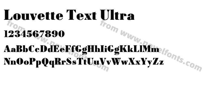 Louvette Text UltraPreview