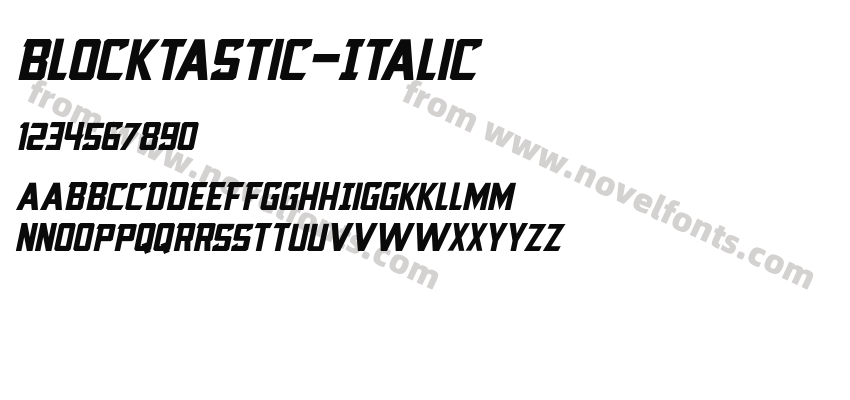 Blocktastic-ItalicPreview