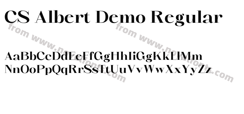 CS Albert Demo RegularPreview