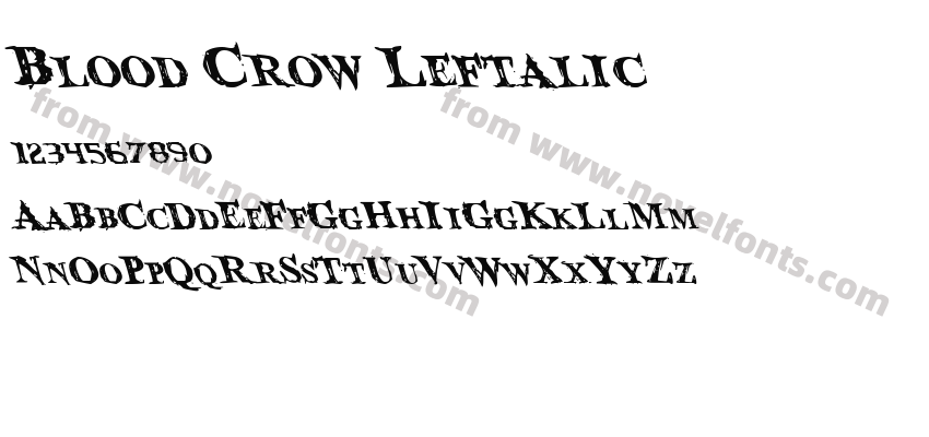 Blood Crow LeftalicPreview