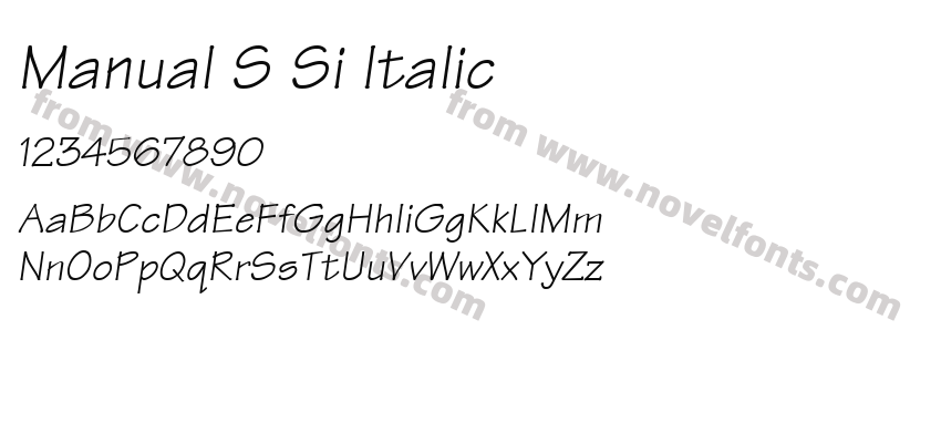 Manual SSi ItalicPreview