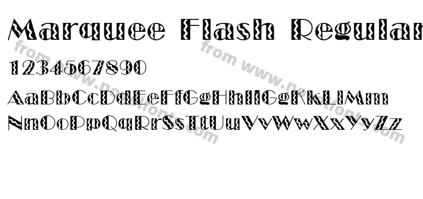 Marquee Flash RegularPreview