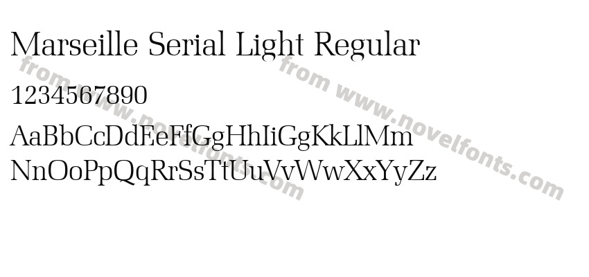 Marseille Serial Light RegularPreview