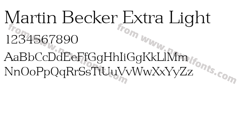 Martin Becker Extra LightPreview