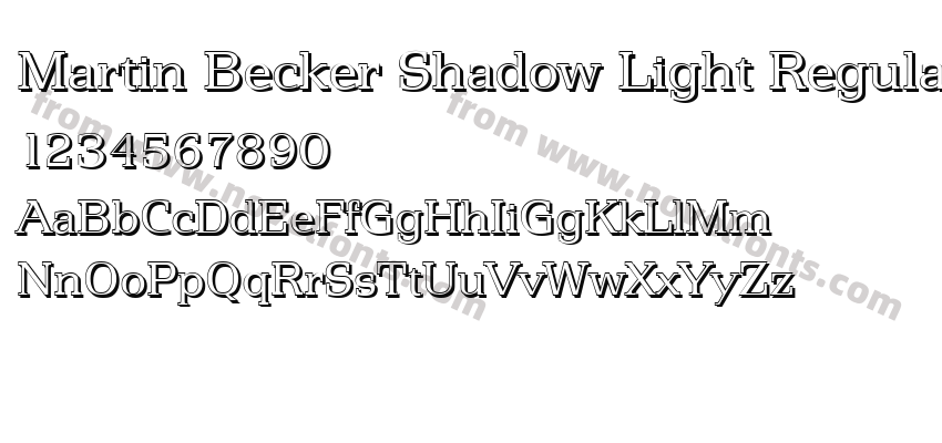 Martin Becker Shadow Light RegularPreview