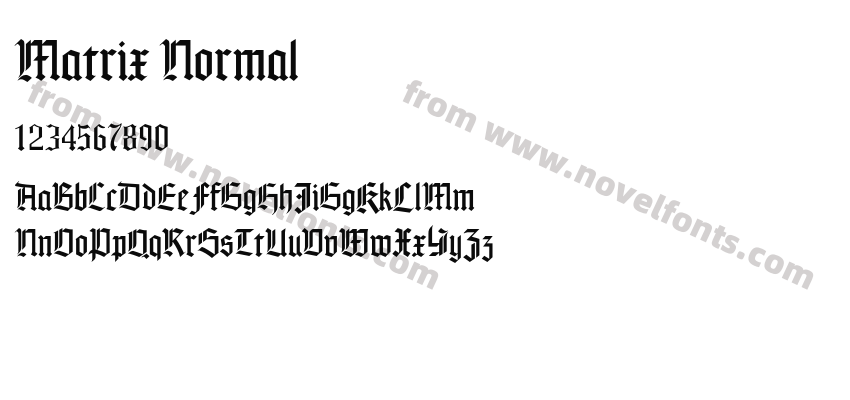 Matrix NormalPreview