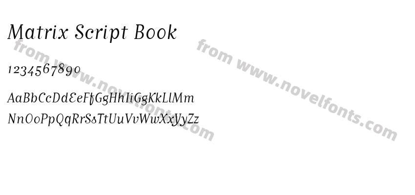 Matrix Script BookPreview