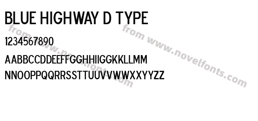 Blue Highway D TypePreview