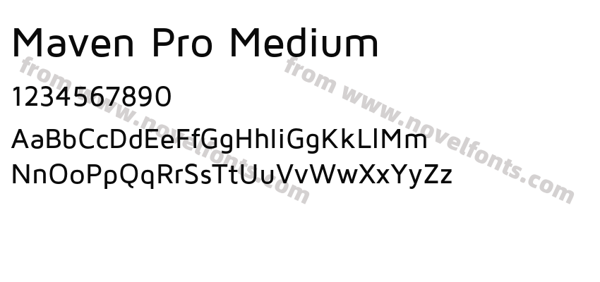 Maven Pro MediumPreview