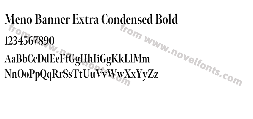 Meno Banner Extra Condensed BoldPreview