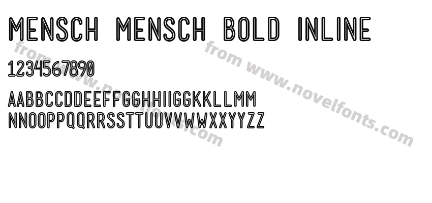 Mensch Mensch Bold InlinePreview