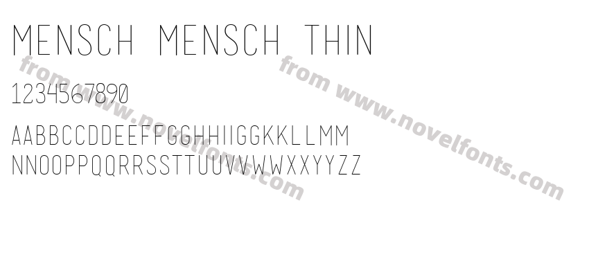 Mensch Mensch ThinPreview