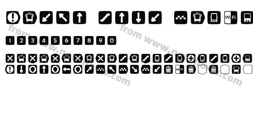 Metro Font RegularPreview