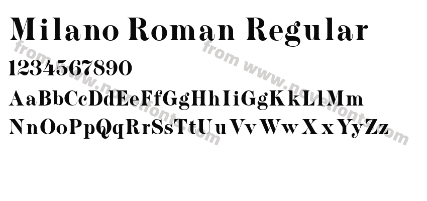 Milano Roman RegularPreview