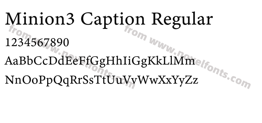 Minion3 Caption RegularPreview