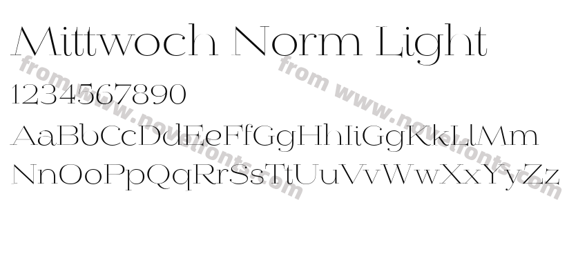 Mittwoch Norm LightPreview